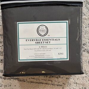 New Gray Sheet Set - King